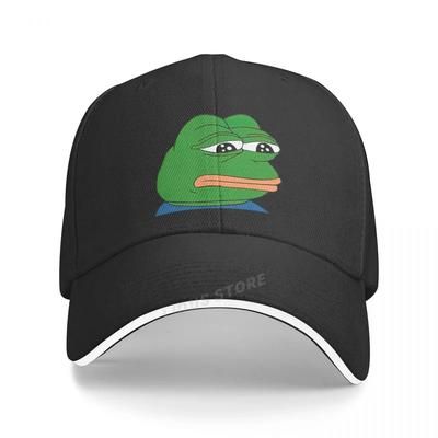 Fashion Men Sad Frog Baseball Cap Outdoor Adjustable Dad Hat Men Summer Snapback Hats Sad Frog Sports Golf Cap Gorra