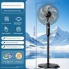 Meiling Electric Fan Light Tone Remote Control Floor Fan For Home Desktop Powerful Industrial Fan Vertical Shaking Head Dormitory 168