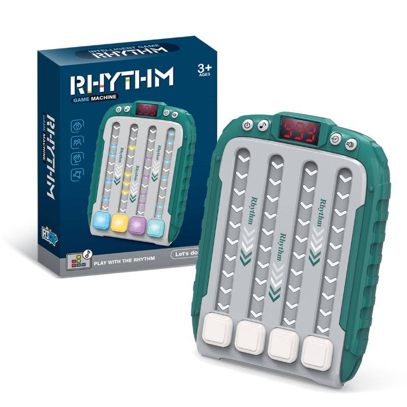 

1 шт. Rhythm Master Игровая приставка-пуш-игра Головоломка Танцевальная игровая приставка Пройди уровень Распакуй Многопользовательская битва Детские музыкальные игрушки зелёный