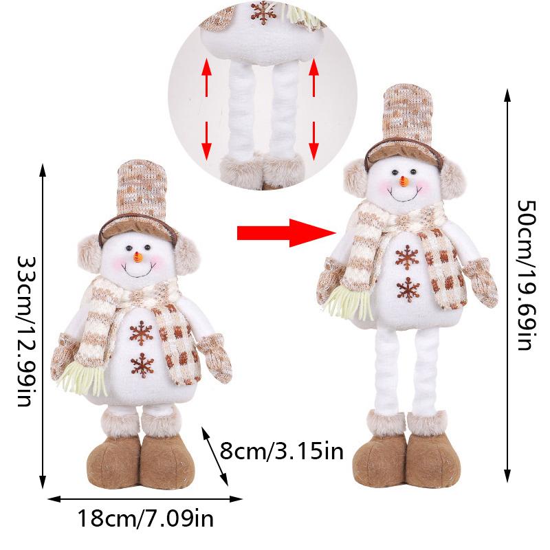 1PC Retractable Decorations for Home Christmas New Year Decorations Tabletop Display
