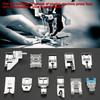 11PCS Multifunctional Presser Feet Set Clear Box Snap On Foot Press Foot  Domestic Sewing