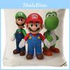 Super Bros Mario Pillow Cover Car Home Living Room Sofa Bedroom Cushion Cover