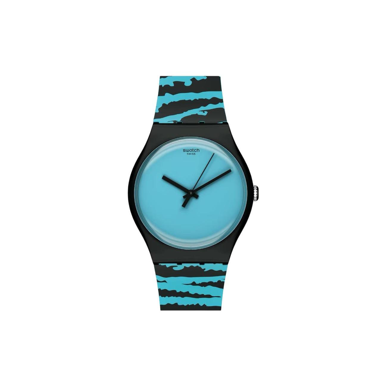 SWATCH Unisex Blue Watch SUOZ143 SUOZ143 Blue Dial