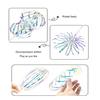 Yousheng Rainbow Spinner Toy Rainbow Twirler Stick Magical Rainbow Ribbon Spinner Party Bubble Wand for Indoor Outdoor Fun