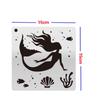 16 Sheets/set, Marine Creatures, Painting Templates, DIY Hand Drawn, Graffiti, Childlike Fun, Painting Tools, Plastic, Hollow Templates