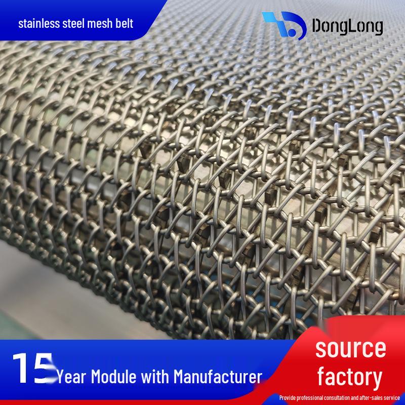 High-Temperature Resistant 304 Stainless Steel Mesh Conveyor Belt B-Type