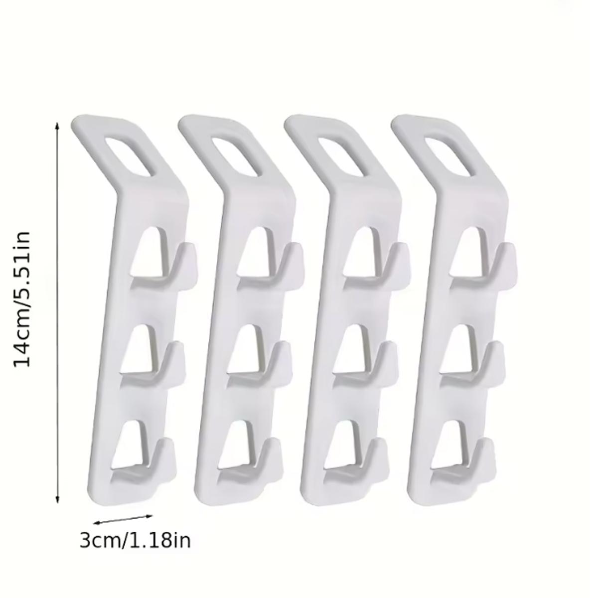 

4/8/12pcs-Antislip Clothes Hanger Closet Organizer Storage Rack Holder Connection Hook Home Wardrobe Space Save Clothes Hanger