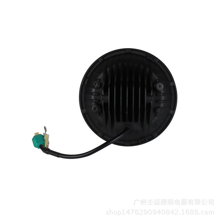 7-Inch 80W High-Brightness Headlight for Harley and Jeep Wrangler - European and American Compatible