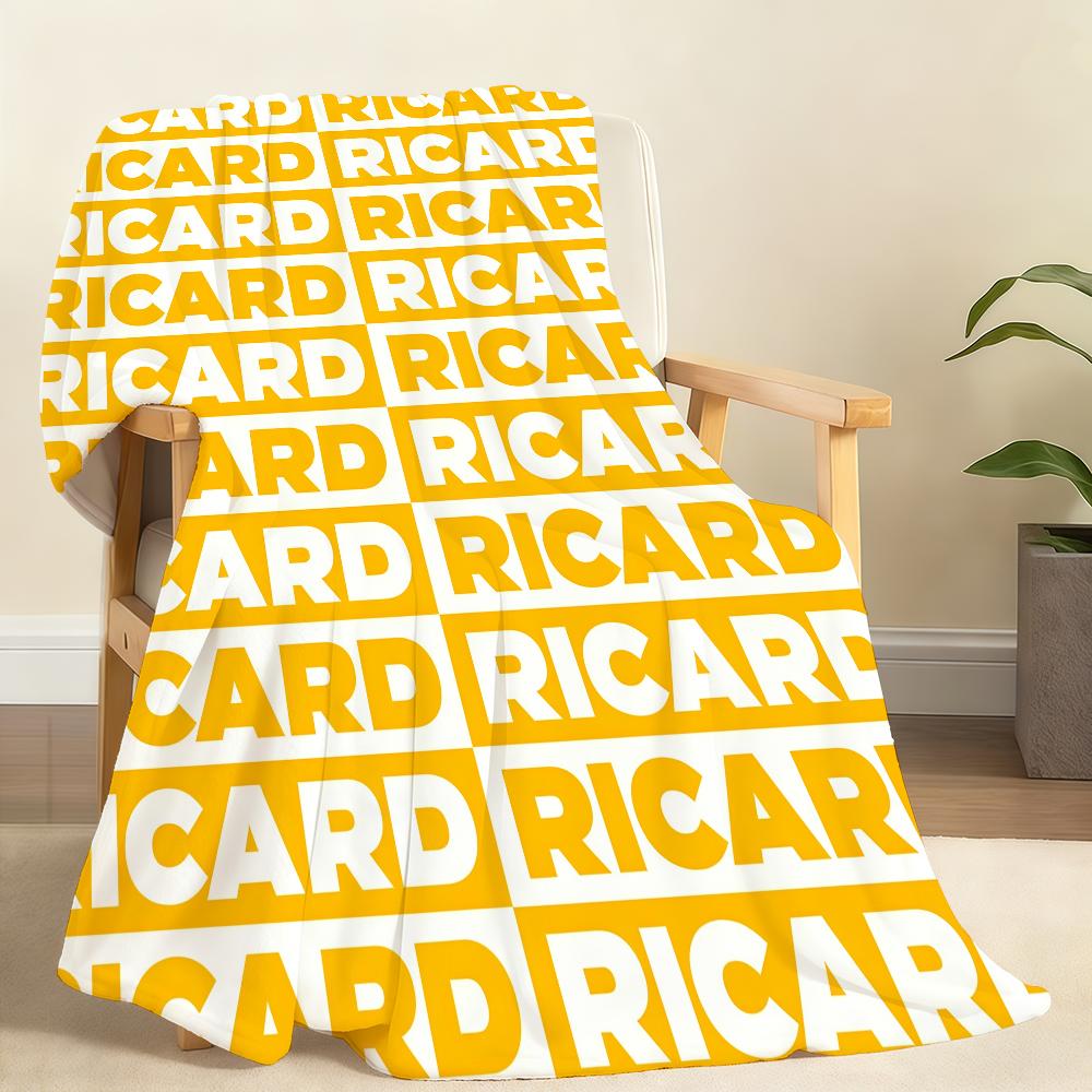 Energetic Interesting R Ricard S Blanket Soft Throw Blanket for Home Bedroom Bed Sofa Picnic Travel Office RestCover BlanketGift