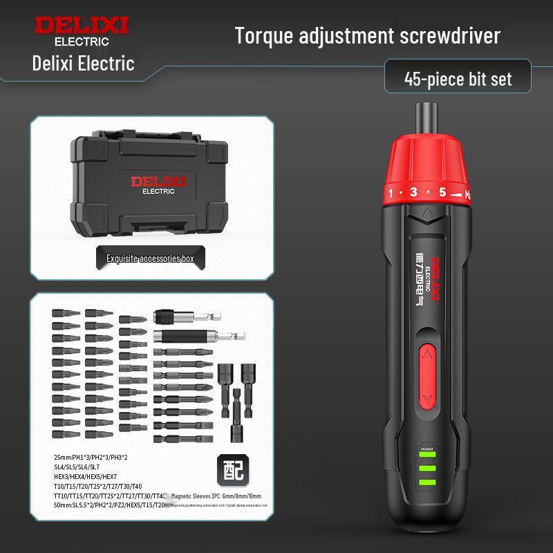 Delixi Multifunktions-Elektroschrauber & Mini-Lithiumbohrer für den Heimgebrauch