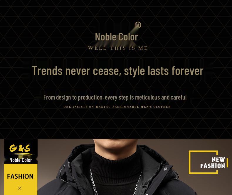 Men's 2025 Autumn/Winter High-End Quilted Thick Cotton Jacket - Trendy Windproof Outdoor Mountaineering Coat