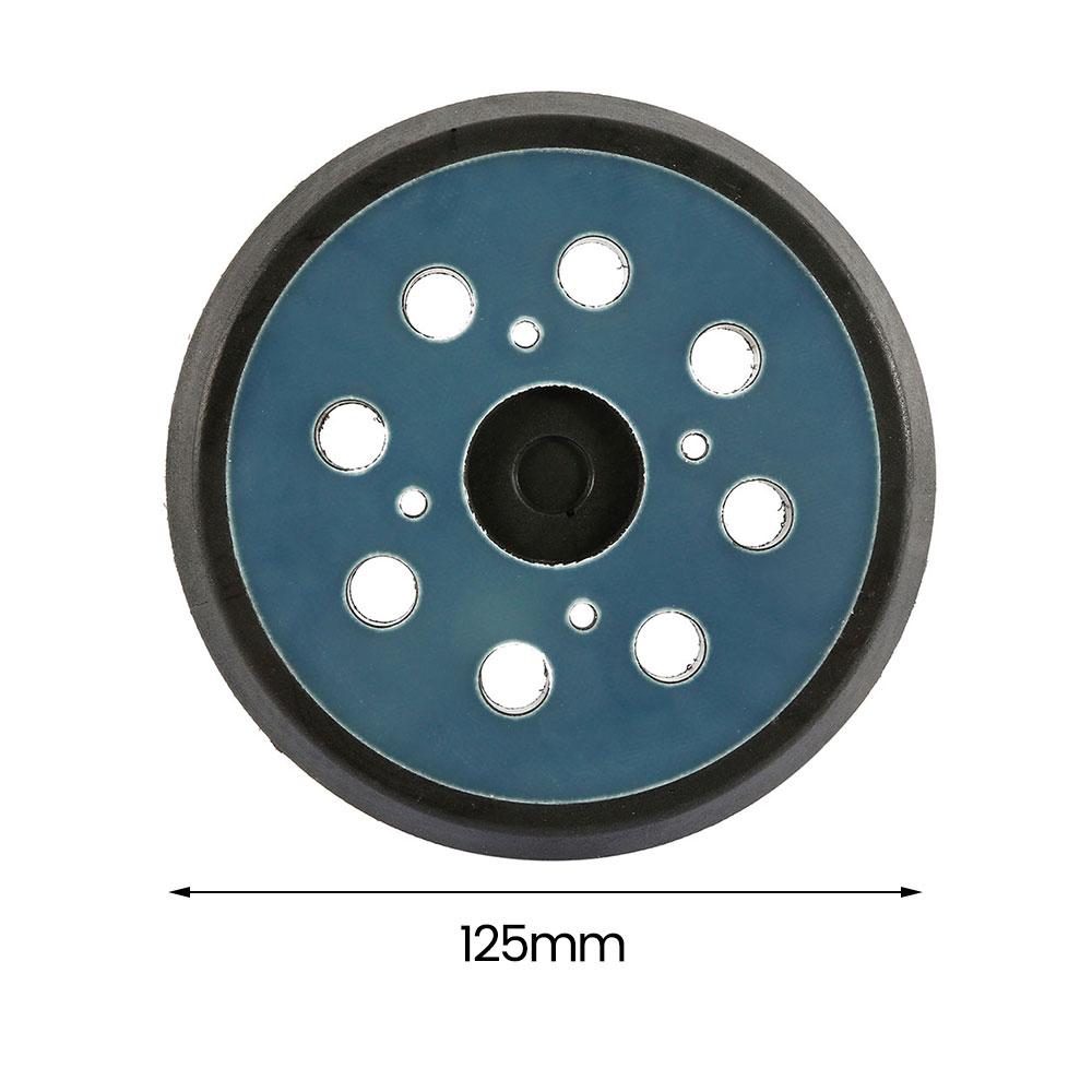 5 Inch 8 Holes 125mm Hook Loop Sanding Backing Pad Electric Orbital Sander Disk Discs Porter Cable Backup Stick On Pad