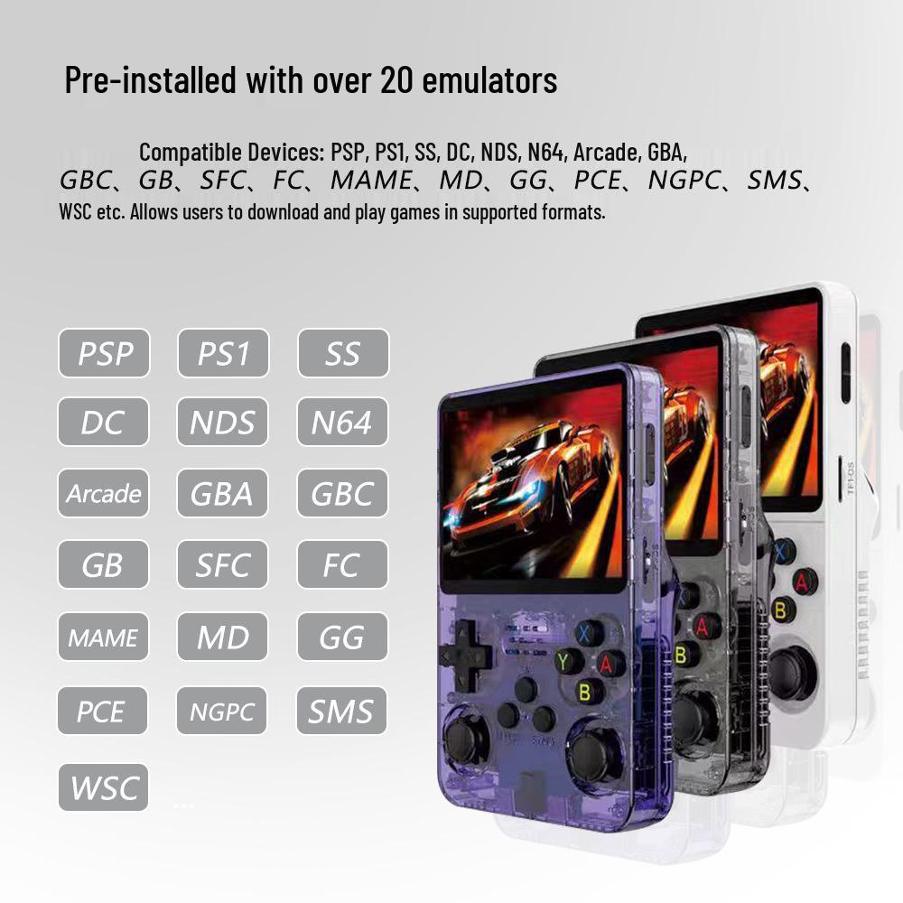R36 Dual System Retro Handheld Console: Open Source Portable for GBA, Arcade, FC, GB & 3D Games