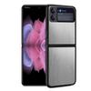 Stainless Steel Protective Case for Samsung Galaxy Z Flip 5 4 5G Flip5 Flip3 Z3 Heavy Duty Shockproof Smart Phone Cover Fundas