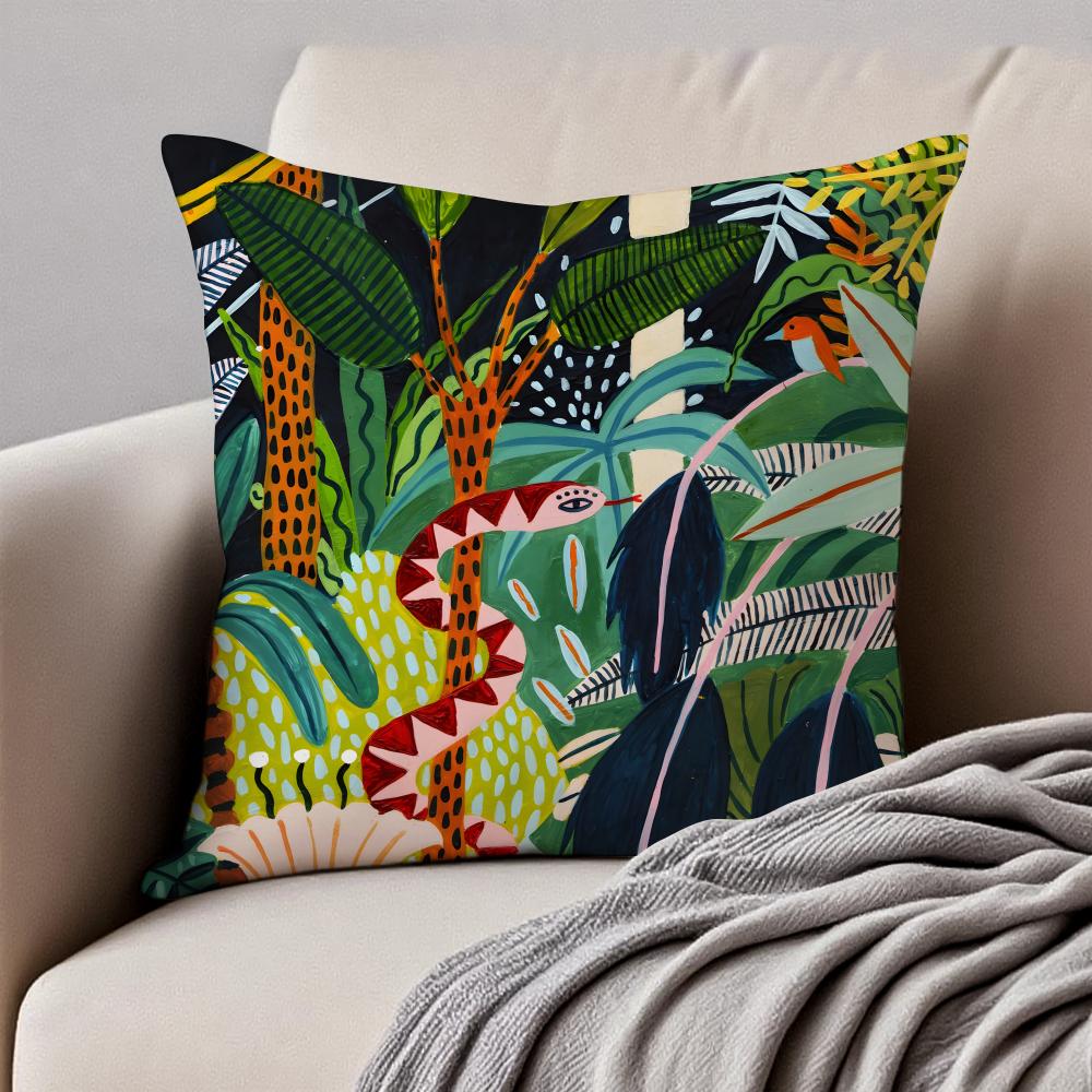 

ART AAmber Vittoria Cushion Cover Pillowcase Antidustmite Invisible Zipper Short Plush Sofa Cushion 30X30cm