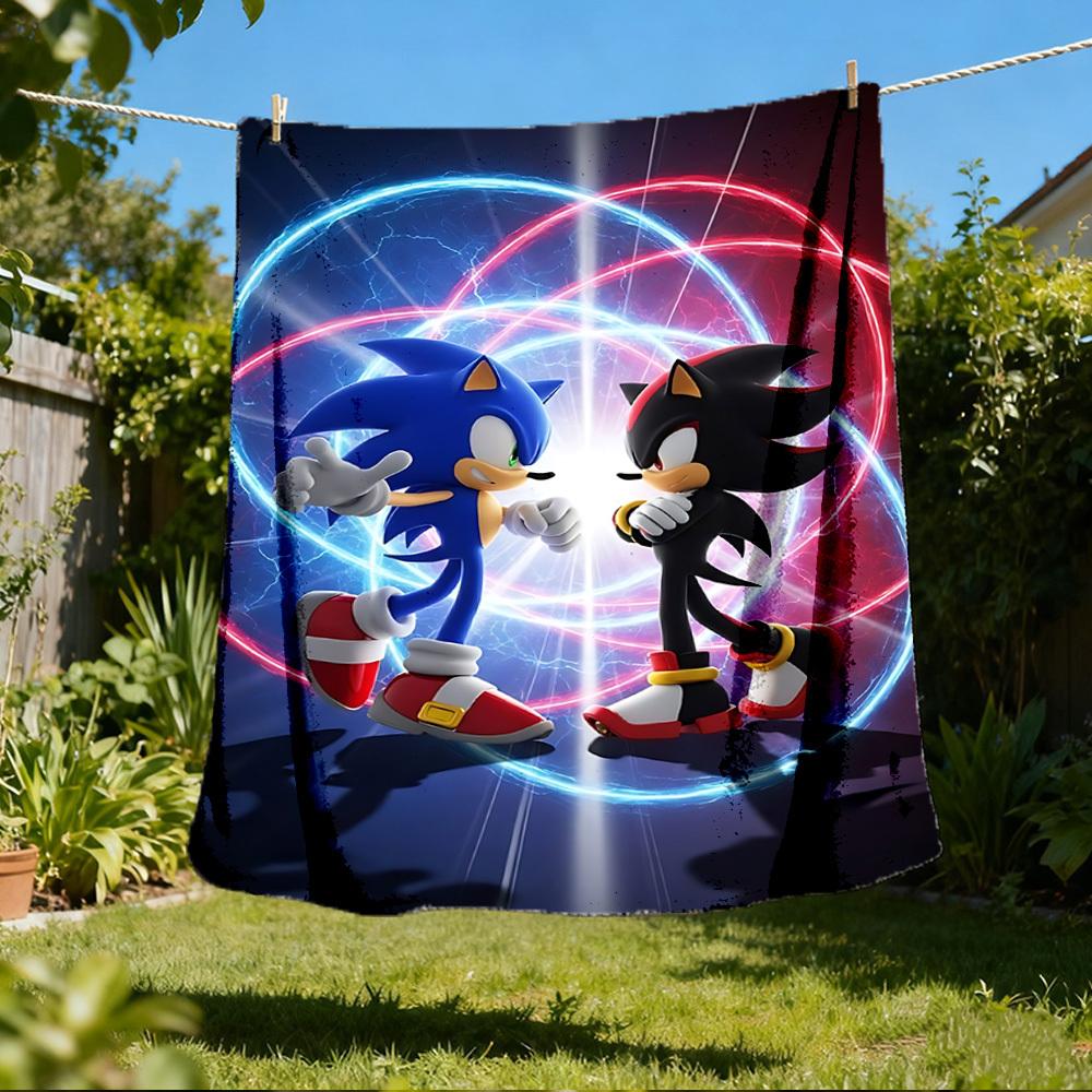 1pc Horror Outdoor Personalized Flannel Blanket, Soft, Lightweight Personalized Flannel Blanket, Digital Printing, 80x120cm