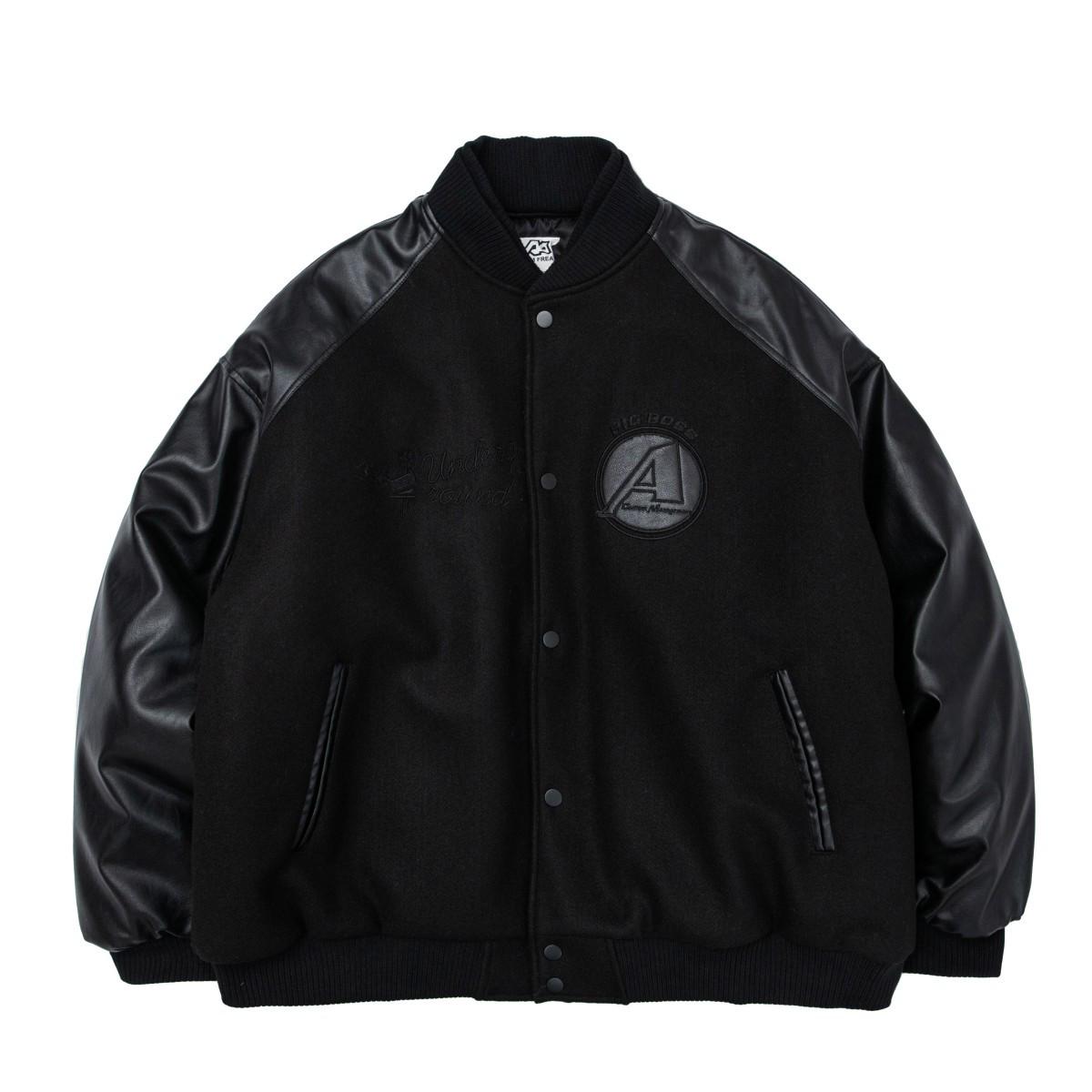 

RUIIENRS x ADAM FREAK Wool Baseball Jacket - Autumn 2025 Collection XXL чорний