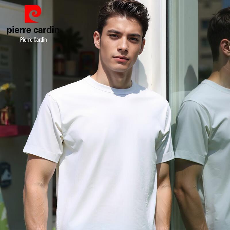 Pierre Cardin Men's Sorona Cool-Touch Solid Short Sleeve T-Shirt