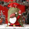 Linen Christmas Gift Bags 3D Drawstring Candy Bags Unique Cute Pattern Gift Bag  Home Decor