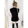 Womens Ladies Cable Knit Sleeveless Vest Knitted Jumper Tank Top Sweaters