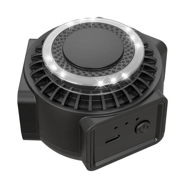 Répulsif antiparasitaire ultrasonique haute puissance à 360 degrés avec lumière LED - Noir