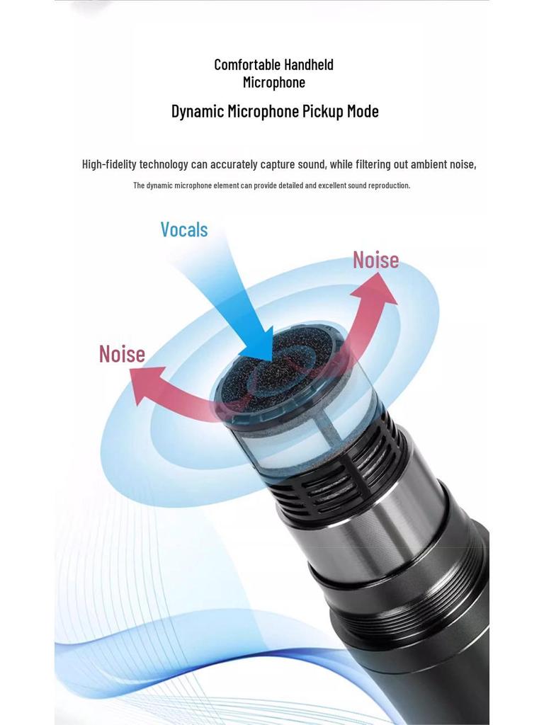 HuiDu U-06 Professional True Diversity Wireless Microphone for Conference and Singing