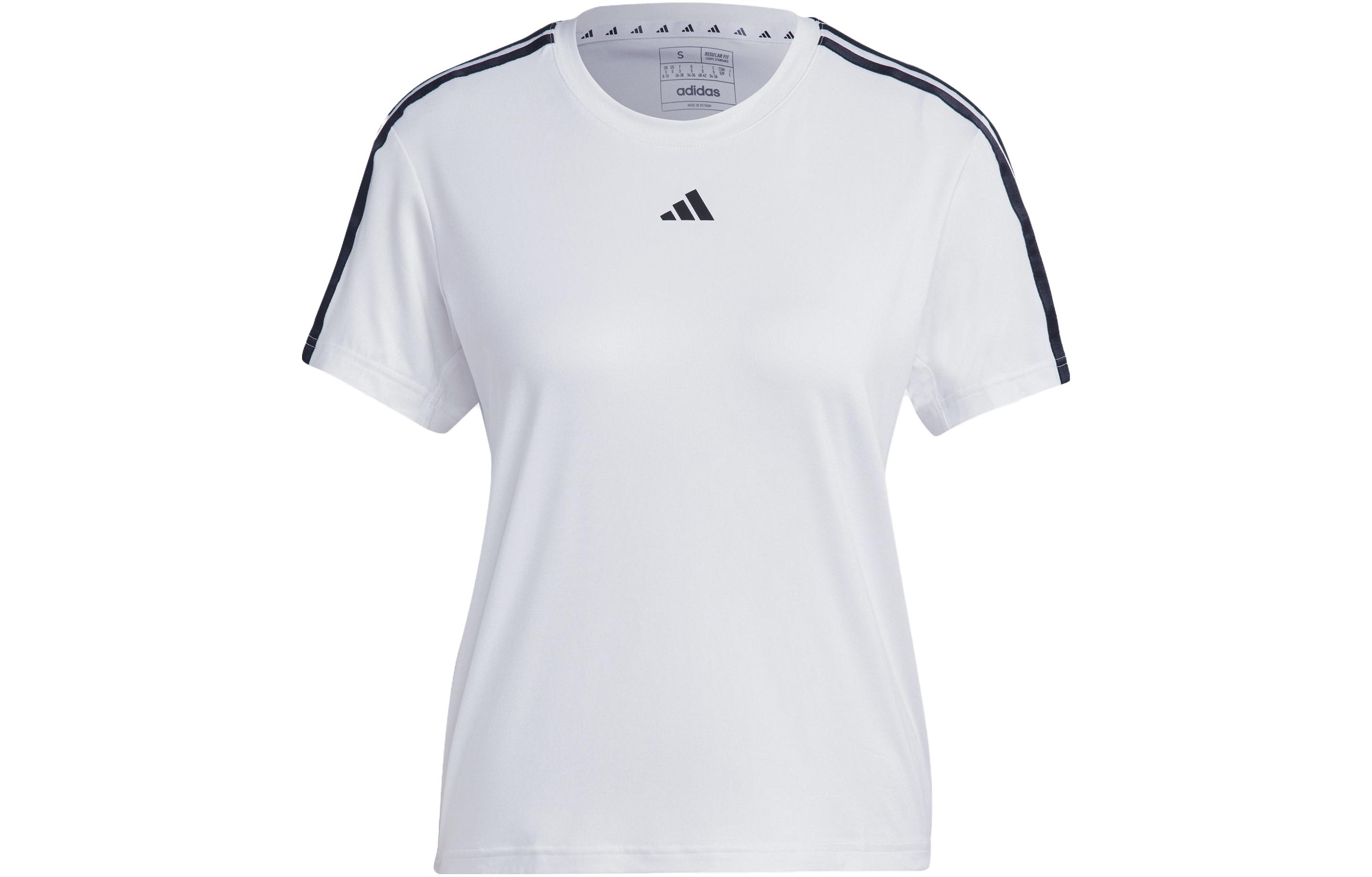 Adidas Free Shipping With AdiClub Aeroready Train Essentials 3 Stripes Tee IC5040 L
