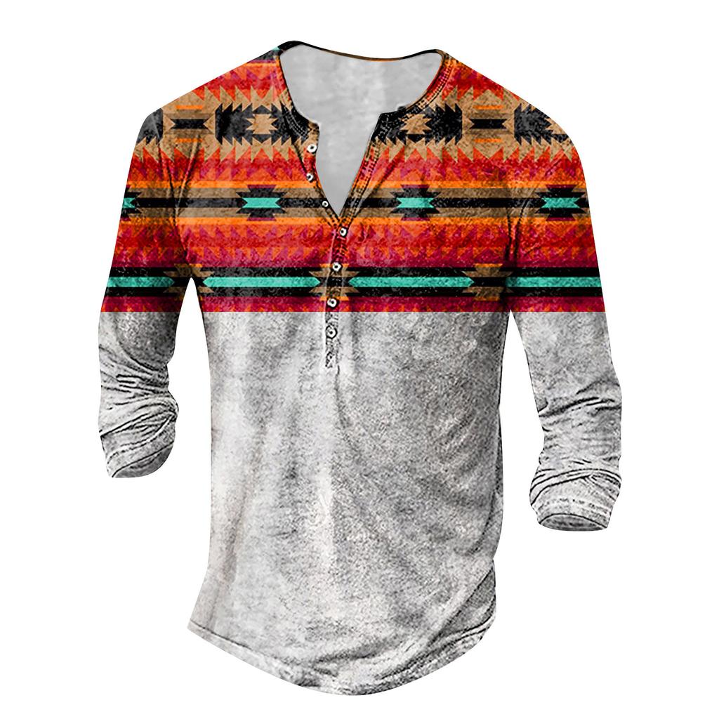 Men's Long Sleeve Graphic And Embroidered Fashion T-Shirt  Spring And  Long Sleeve Printed Pullover Sweatshirt