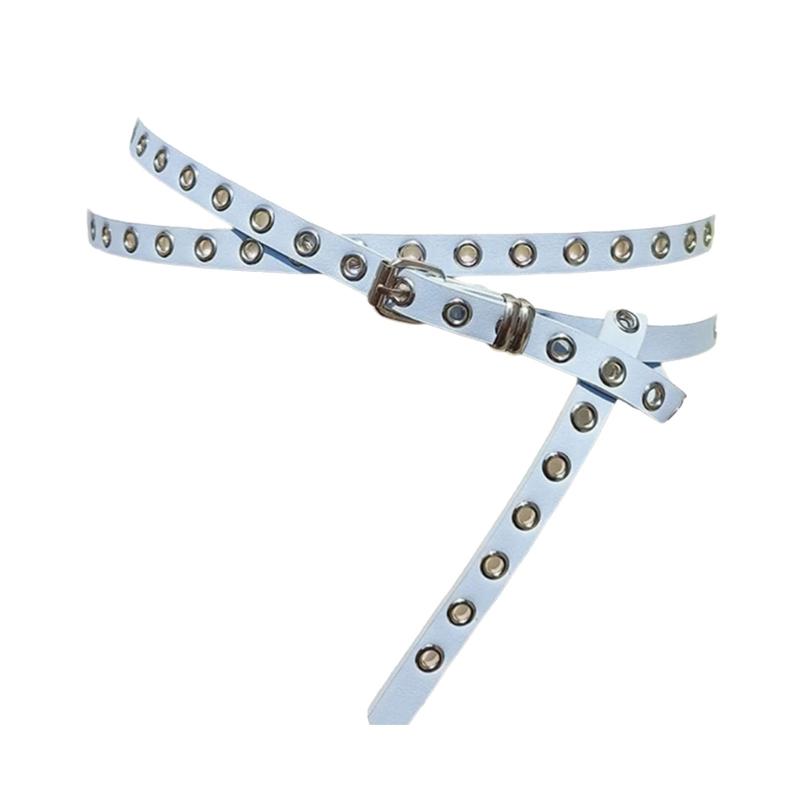 Modifiable Double Cycle Faux leather belt Bind Plan For Men And Women