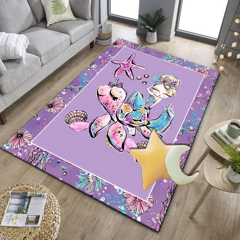 Dancing Ballerina In Pink Office Rug Chair Mat, Entryway Carpet, Suitable for Front Door, Bedroom, Living Room, Desk, Holiday Gift