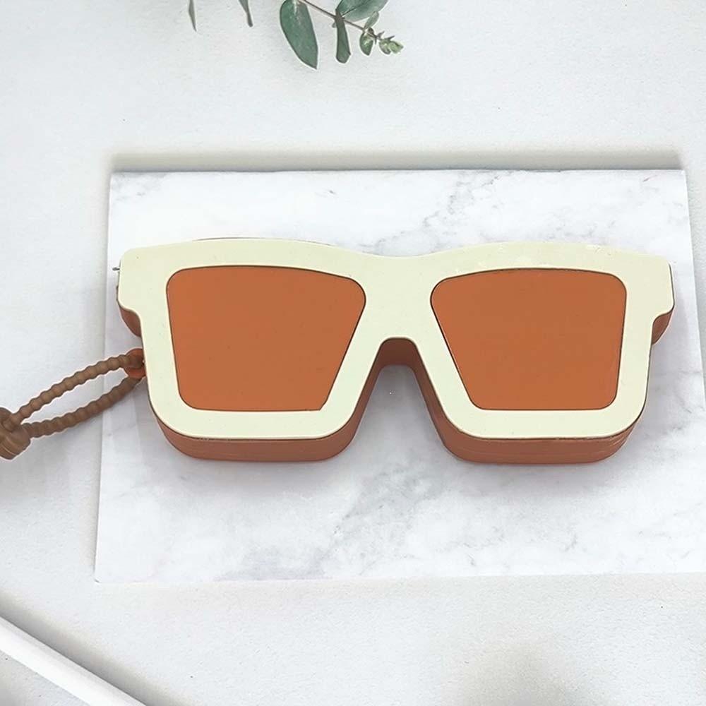 Food Grade Silicone Glasses Bag Vibrant Color Novelty Eyewear Organizer Summer Camp