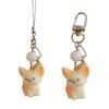 Animal Keychain Detailed Fennecs Foxes Resin Craft Safe for Kids Key Organizers