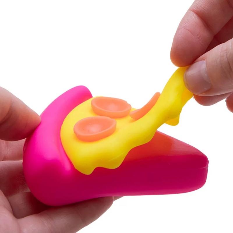 Needoh Pizza Squishy Sensory Fidget Toy Soft Squeeze Stress Relief Desktop Focus Relaxation Adult Daily Decompression Gift