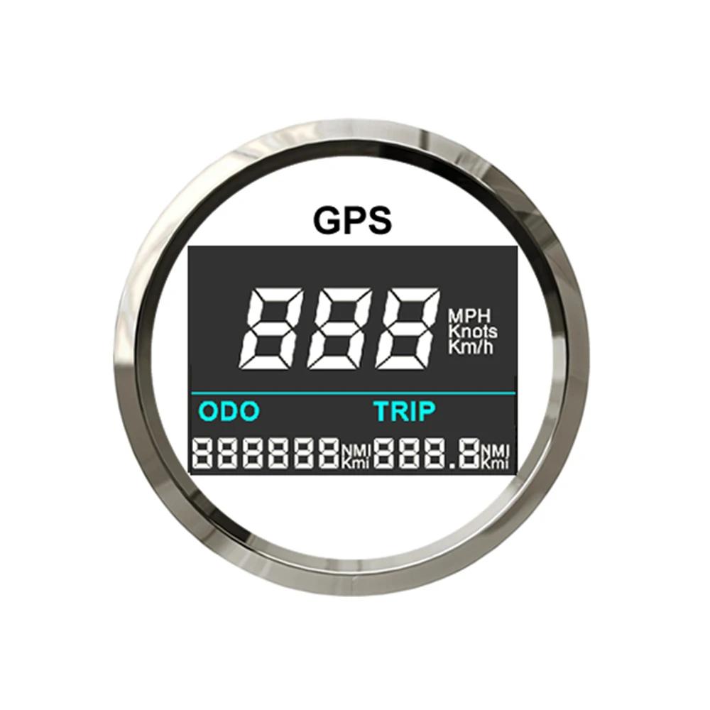 Digital Mini 52mm GPS Speedometer Gauge+GPS Antenna Speed Sensor Motorcycle Boat Odometer Meter ATV UTV Marine 12V/24V