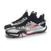 Li Ning Quick Start Saga Textile, Synthetic Leather Professional Cushioning Slip Resistant Abrasion Resistant Low top AYAQ009-1