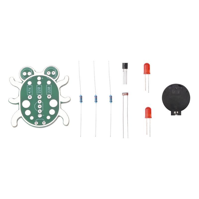 Weevil Eye Electronic Diy Kit Photosensitive Led Light For Beginners Electronics Learning Kit
