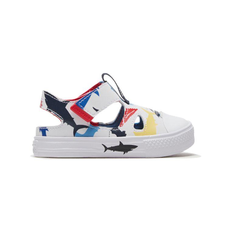 Converse Chuck Taylor All Star Superplay Sandal Baby Shoes White Blue Red 768149C