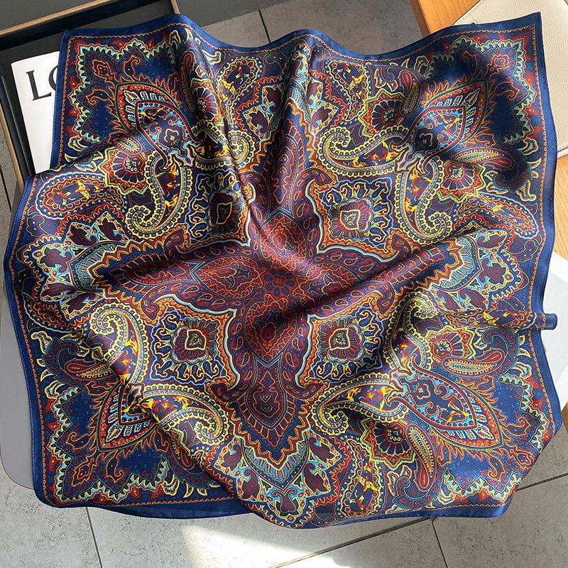 100 % natural silk scarf Women Neck Scarfs Lady Foulard Kerchief Bandana Shawl Scarves Square Wrap High Quality Headband Hijab