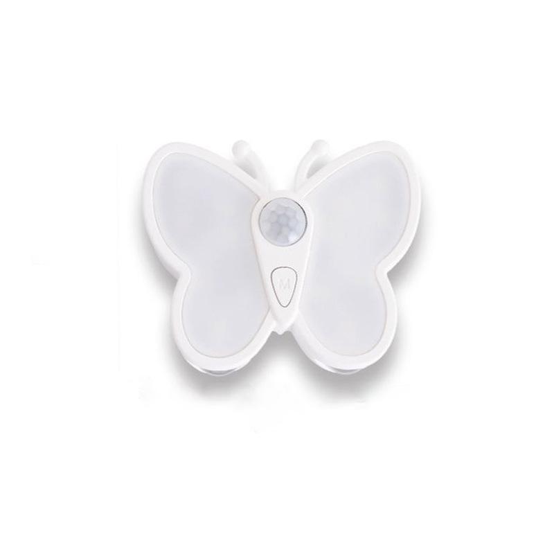 

LED Wall Lamp Butterfly Sensor Lamp Bedroom Bedside Living Room Cabinet Staircase Decoration Night Light Rechargeable Dimming