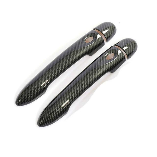 For Renault Megane 3 MK3 III 2008 2009 2010 2011 2012 2013 2014 2016 Carbon Fiber Car Door Handle Cover Trim Styling Accessories