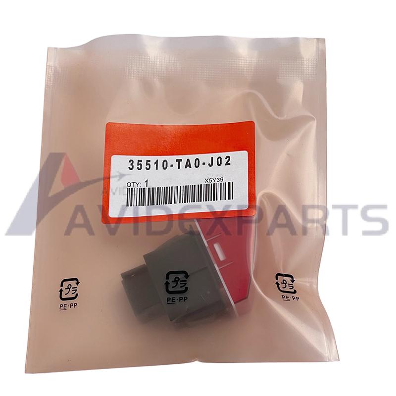 35510-TA0-J02 For Honda Accord Hazard Light Malfunction Light Dual Flashing Light Switch Assembly
