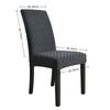 Diamond Pattern Thickened Stretch Jacquard Knitted Half-Wrap Chair Cover
