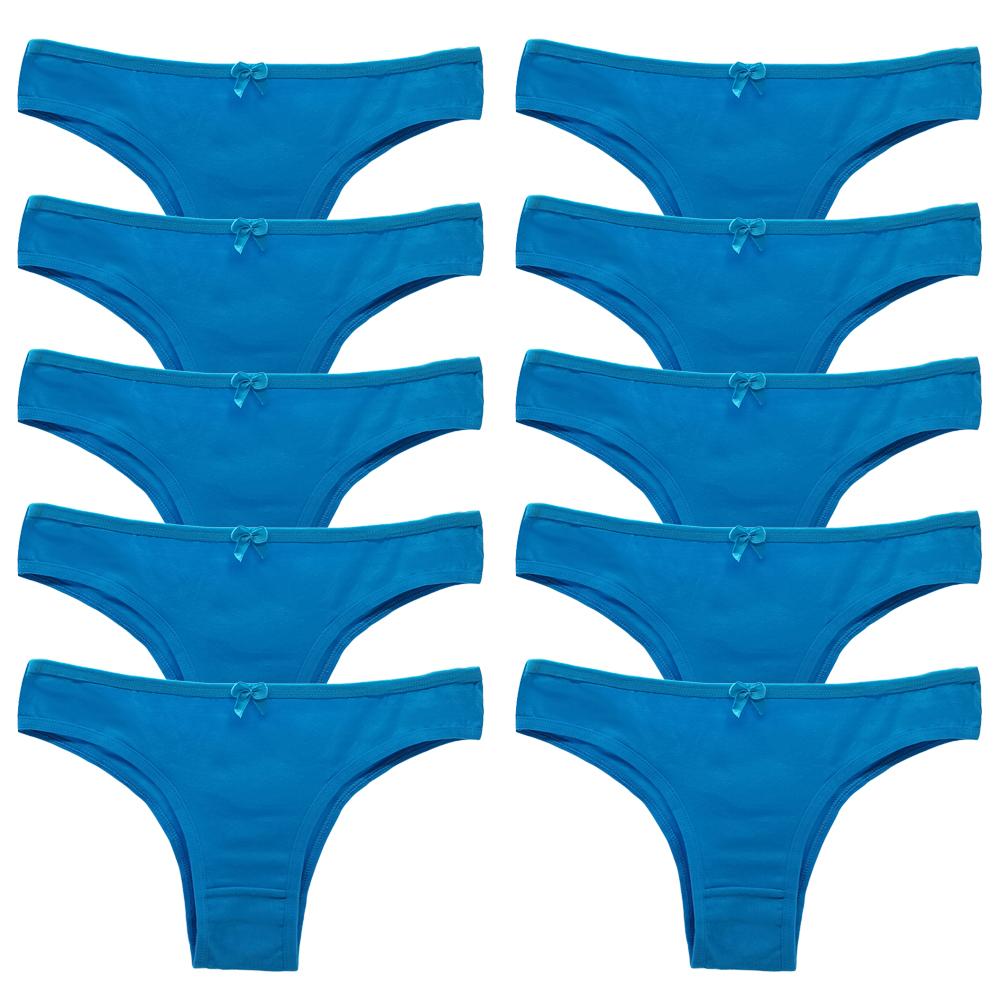Panties for Woman Cotton Sexy Underwear Ladies Bikini Girls Briefs Soft Knickers Low Waist Intimates Lingerie  10Pcs/set