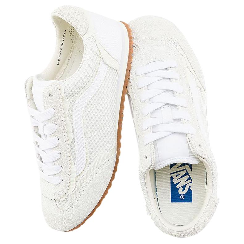 Vans Super Lowpro Frayed Tdc Comfortable Versatile Low Top Lifestyle Casual Shoes Unisex sneaker White VN000EFQCJ7