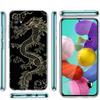 Klare Hülle für Samsung Galaxy A52 A12 A51 A32 A21s A71 A32 A22 50 A70 A31 A72 5G Handyhülle Mode Chinesischer Vintage Drache