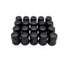 Deepa 1/2-20 Wheel Nut Taper 19HEX 20 Pcs Chevy GMC Ford Dodge Jeep Mustang Bronco Explorer Econoline etc (Black)