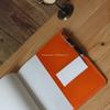 Roost Outdoors Genuine Leather Notebook Cover B5 Semi-B5 Leather Notebook Cover Orange Camel