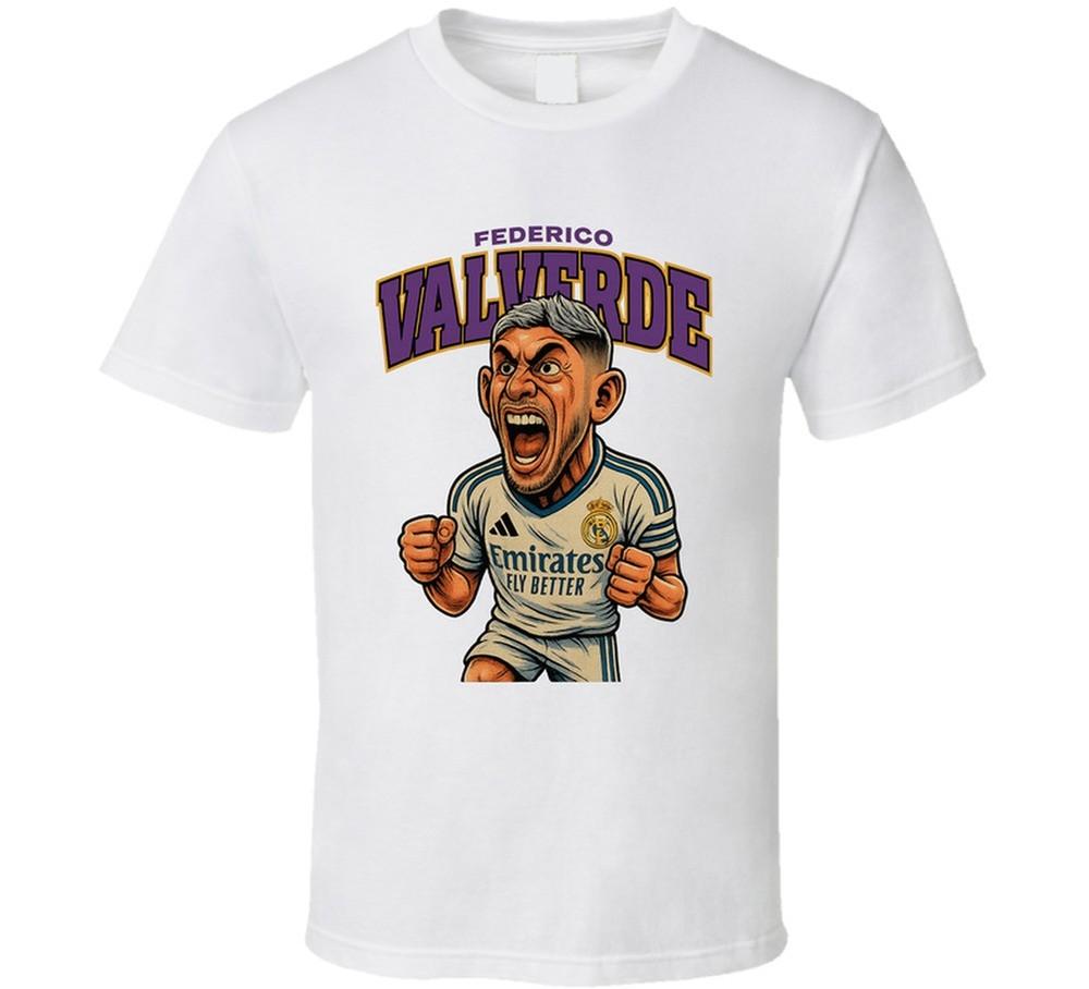

Federico Valverde Caricature Fan T Shirt 4XL