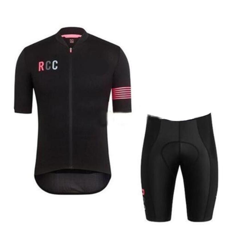 Pink RCC Cycling Jersey Set Short Sleeve for Men Bike Sportswear Sets Summer Maillot Ciclismo Hombre Bicycle Clothing 2026