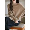 DIMANAF 2025 Autumn Winter Women Sweaters Pullover Tops Knitted Basic Tees Sweater Bat Sleeve Loose